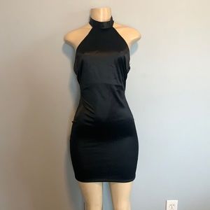 Black Backless Dress